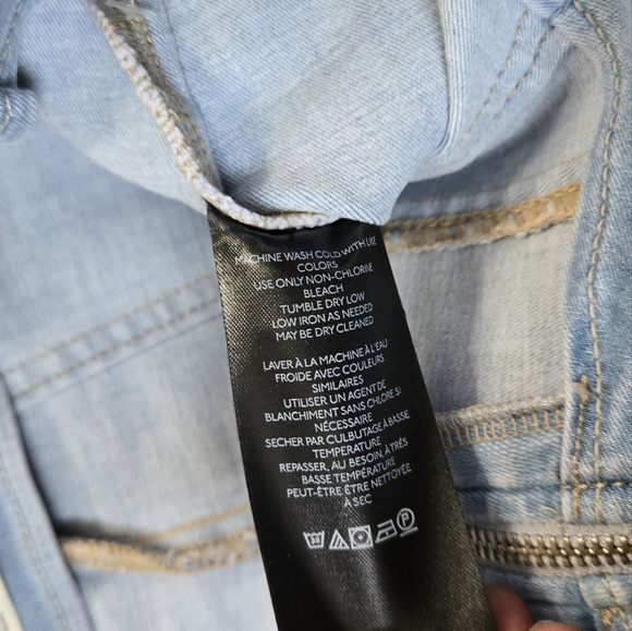 Free People Layla Zip Denim Mini Skirt NWT size 12 - Picture 7 of 10